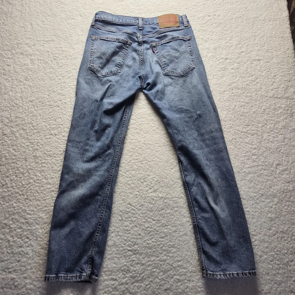 Levis 514 Jeans Mens 30x28 Blue Regular Fit Straight Denim Pants Medium Wash